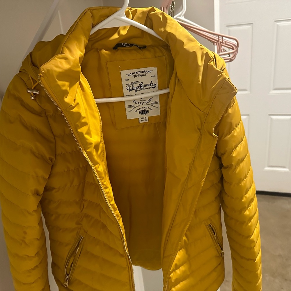 Women’s Yellow Puffer Jacket